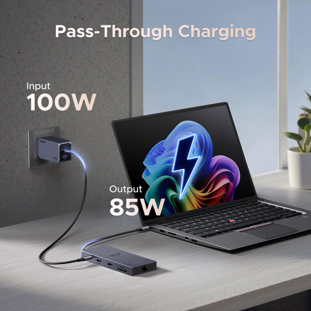 UGREEN Revodok 10 in 1 USB C Docking Station Dual 4K Monitor