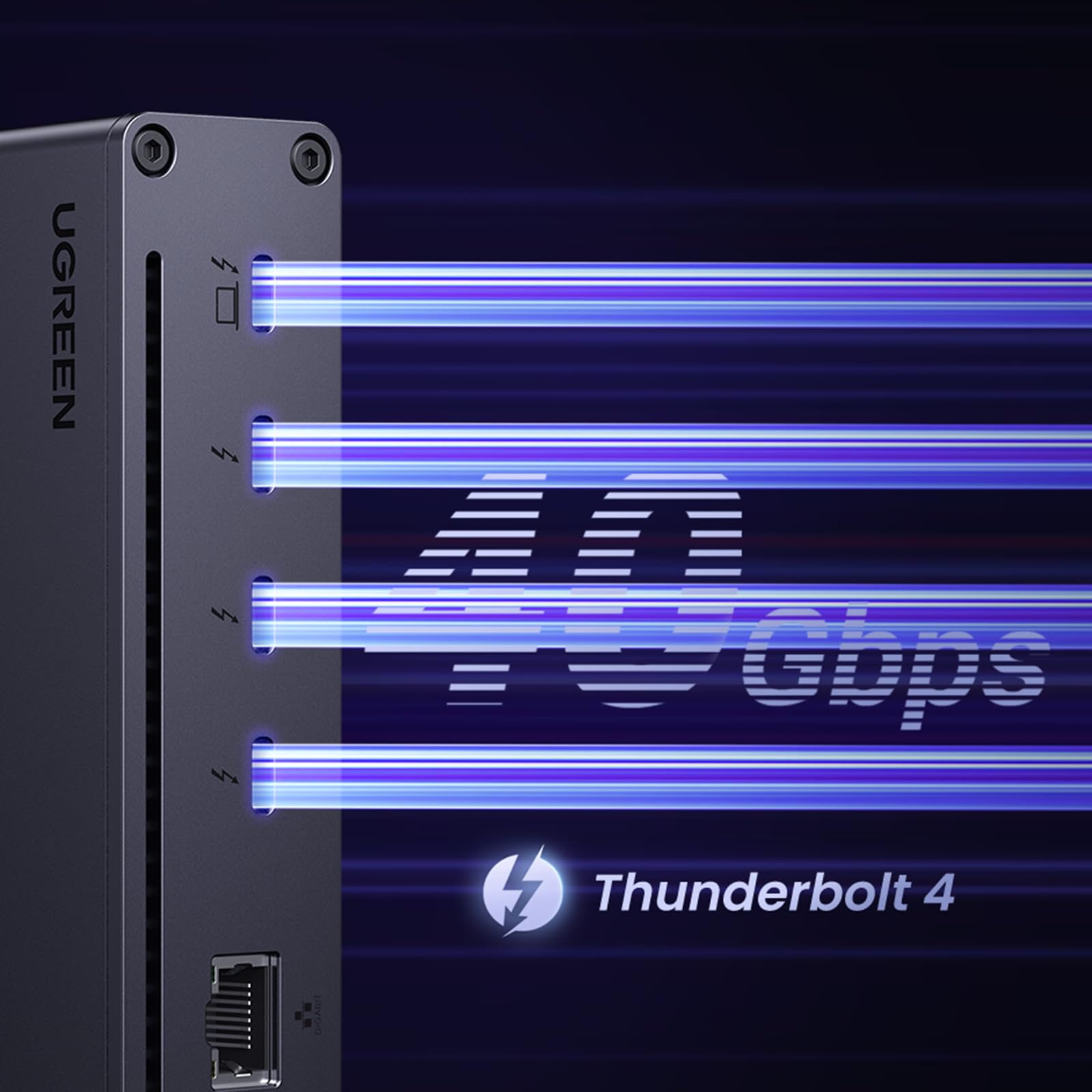 8-in-1 Thunderbolt Docking Station + USB-C Cable